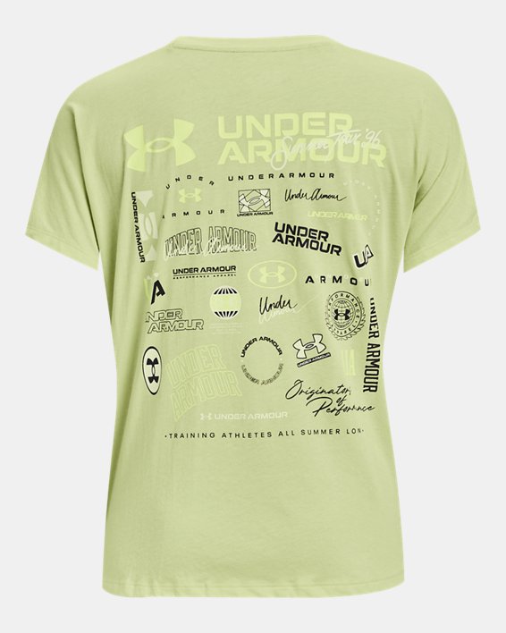 Women's UA Summer Graphic T-Shirt in Green image number 5